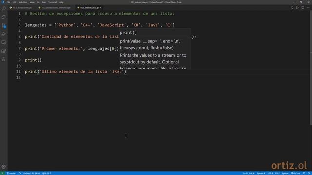 Python Curso V2: 229 Error por Intento de Acceso a un Índice Inexistente en una Lista - IndexError смотреть онлайн