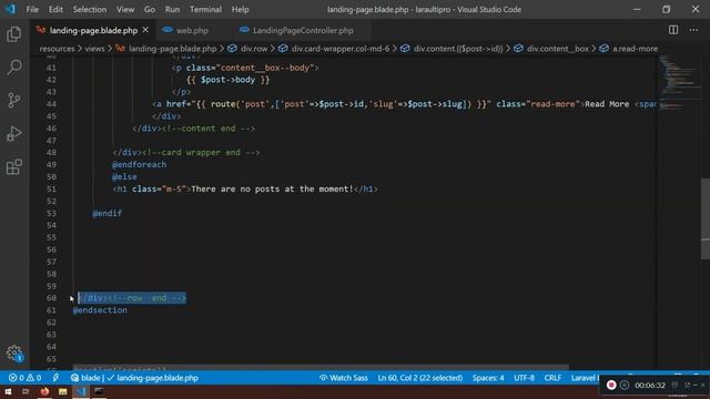 6 Laravel New Route For Individual Post, Laravel Slugg And Laravel Pagination and fancy links смотреть онлайн