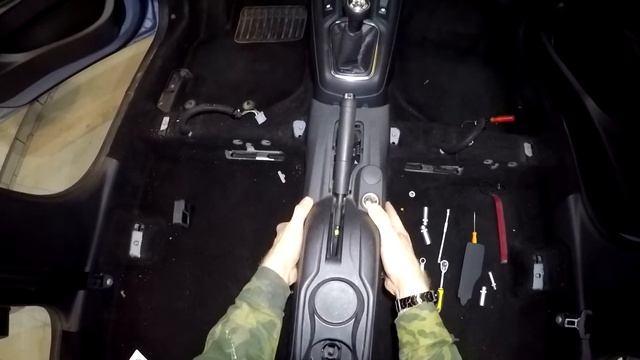 Как подтянуть трос ручника Citroen C-Elysee 2012-н.в. смотреть онлайн