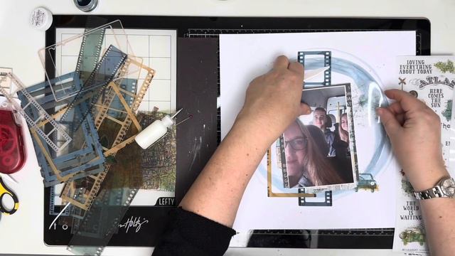 Scrapbook Process Video #415 using 49 & Market Wherever with Simple Stories Here + There смотреть онлайн