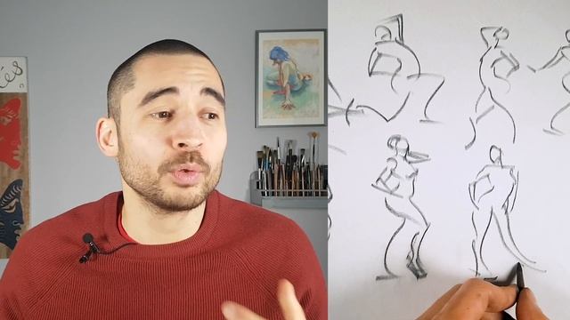 The Secret to Super Quick Gestures (15 & 30 Second Poses!) - Figuary Day 20 смотреть онлайн