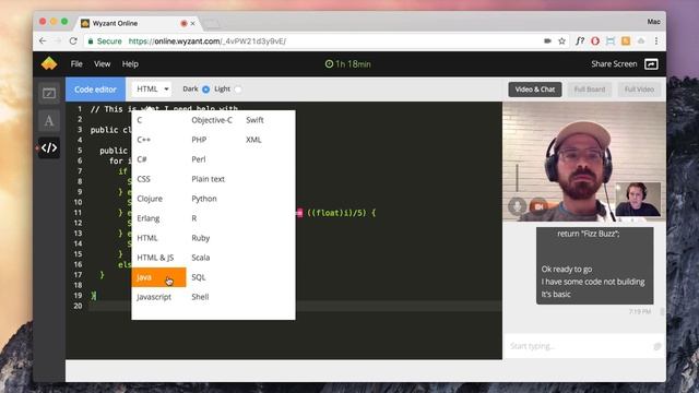 Wyzant Code Editor