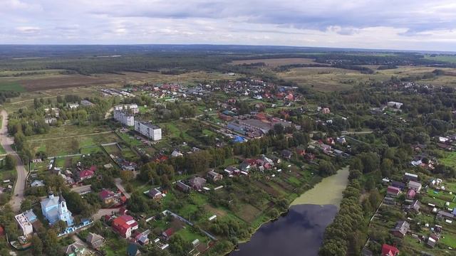 Полёт DJI Phantom 3 standart над селом Орудьево (Дмитровская область) смотреть онлайн