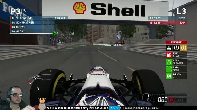 F1 1997 MOD // 5.FUTAM: MONACO-MONTE CARLO // WILLIAMS-RENAULT смотреть онлайн