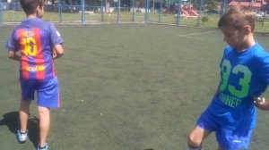 ⚽Обучение крученому удару ? Как бить крученый удар? ?