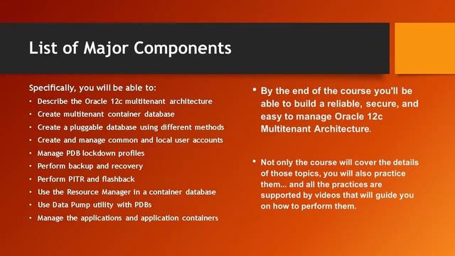 Oracle 12c Multitenant Architecture Administration смотреть онлайн