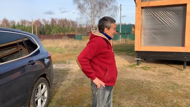 Строительство дома с витражным остеклением: Часть-7 смотреть онлайн