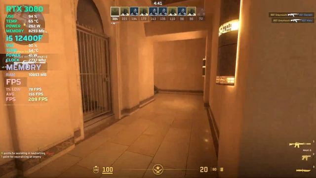 Counter Strike 2 Mirage | RTX 3080 | 4K Gameplay Max Settings! + i5 12400F смотреть онлайн