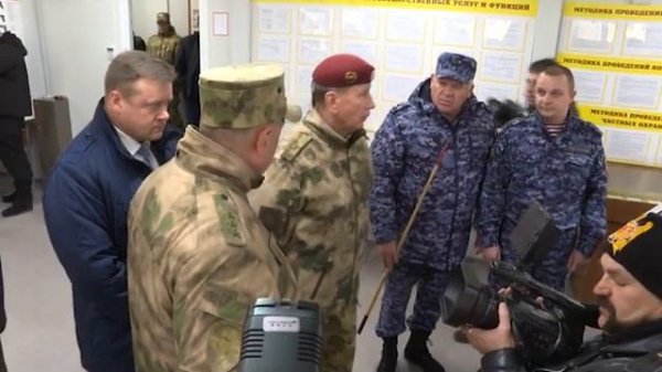 Визит главы Росгвардии Виктора Золотова