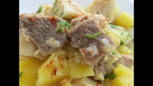 Штрудли с картошкой и мясом
