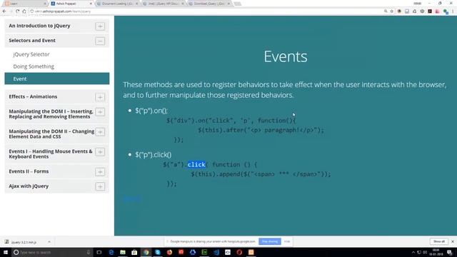 jQuery & Angular training Day 1 смотреть онлайн
