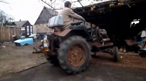 Самодельный минитрактор из Запорожца