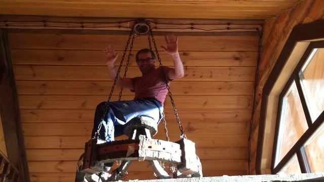 Печь на газе. Вешаем люстру. смотреть онлайн