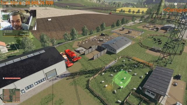 Farming Simulator 19, прохождение на русском, Фельсбрунн, #84 Стрим "Уборка хлопка" смотреть онлайн