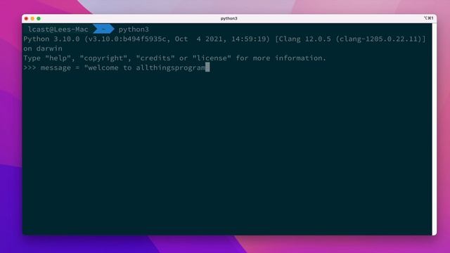 Python environment setup (Mac OSx) смотреть онлайн