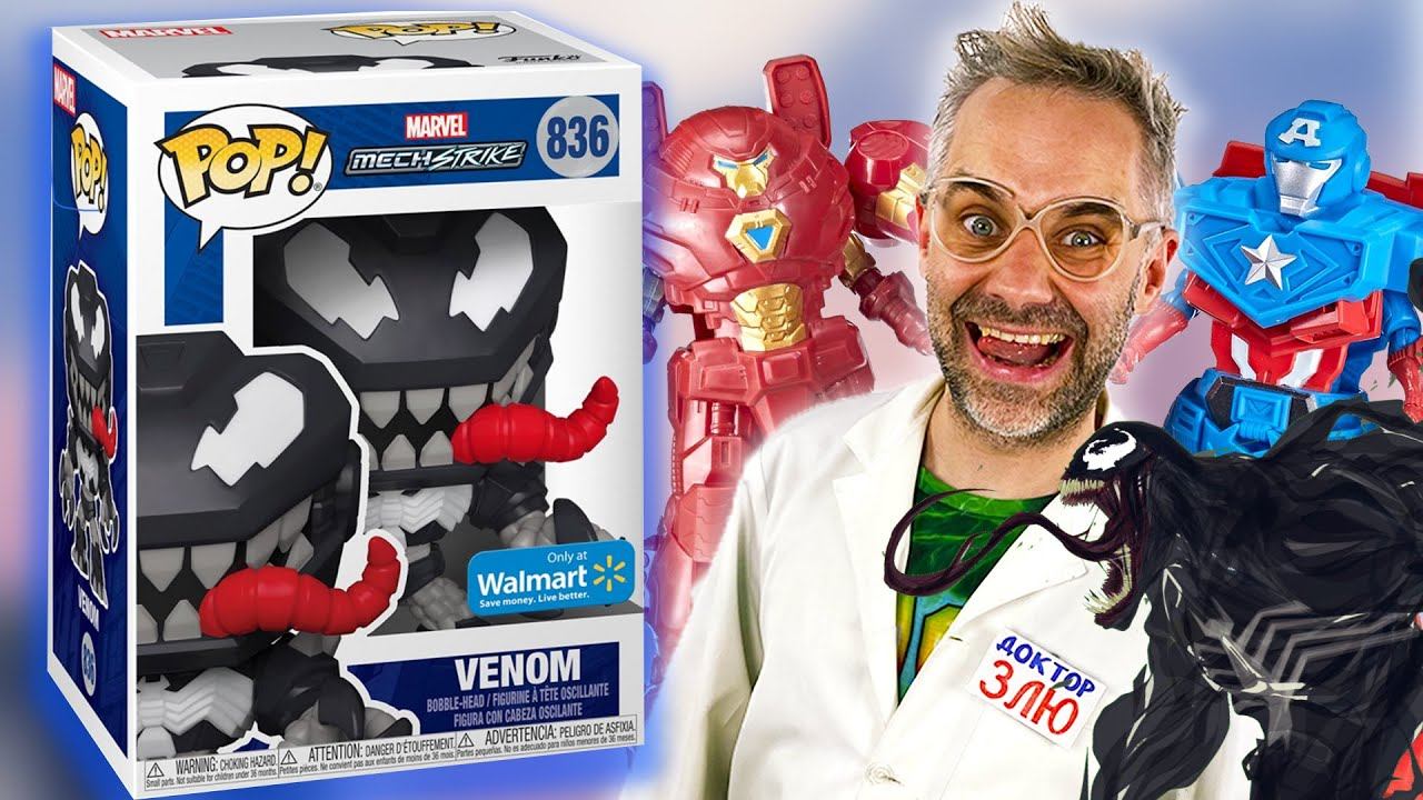 МЕХАНИЧЕСКИЙ ВЕНОМ FUNKO POP! ДОКТОР ЗЛЮ VS МЕХА МСТИТЕЛИ: ЖЕЛЕЗНЫЙ ЧЕЛОВЕК И КАПИТАН АМЕРИКА! смотреть онлайн