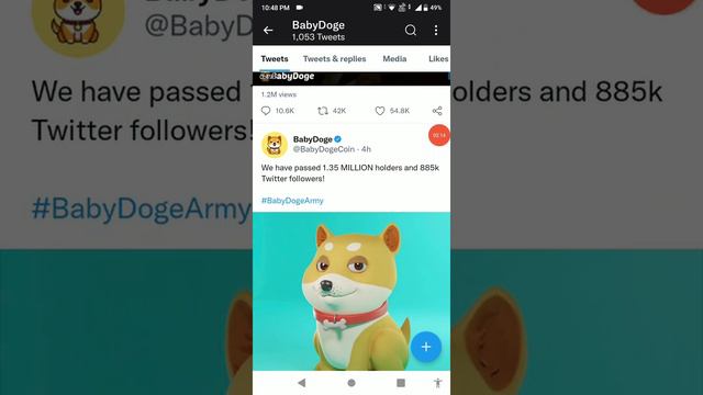 Baby DogeCoin Binance Listing🤑 | Baby Doge Coin News Today | Baby Dogecoin @cz_binance Tweet | 1000 смотреть онлайн