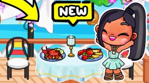 ОБНОВЛЕНИЕ НА ПЛЯЖЕ  в AVATAR WORLD - ОБЗОР КАФЕ ТОКА БОКА - YOYA - MIGA  - EMMA WORLD!