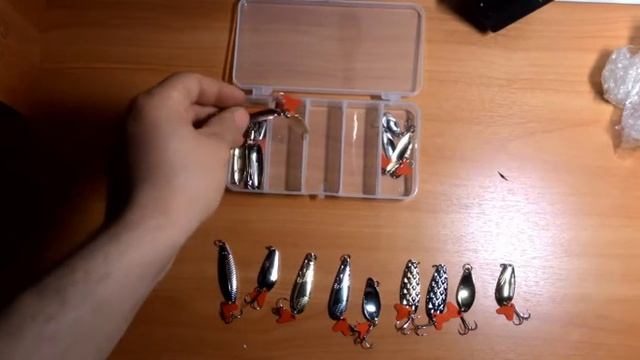 Набор рыболовных блесен (20 шт) смотреть онлайн