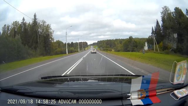 Дорога на С.- Петербург. Реки Апдала, Ропотка. Едем из Смоленска 160 км осталось до города. смотреть онлайн