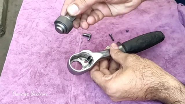 How to Repair Gear Ratchet Wrench, Drive Ratchet Handle Repairing, Restoration смотреть онлайн