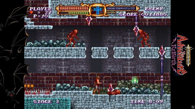 Castlevania The Adventure ReBirth gameplay PC (Dolphin) смотреть онлайн