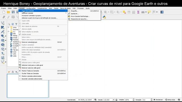 Como criar curva de nível para o Google Earth e outros programas смотреть онлайн