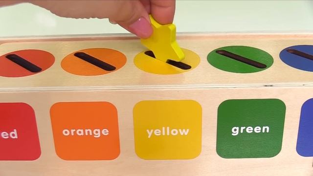 Learn Shapes and Colors with Shape Sorter and Matching Wooden Toy Toddler Learning Video смотреть онлайн