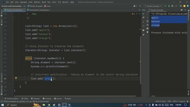 Iterator vs Enumeration смотреть онлайн