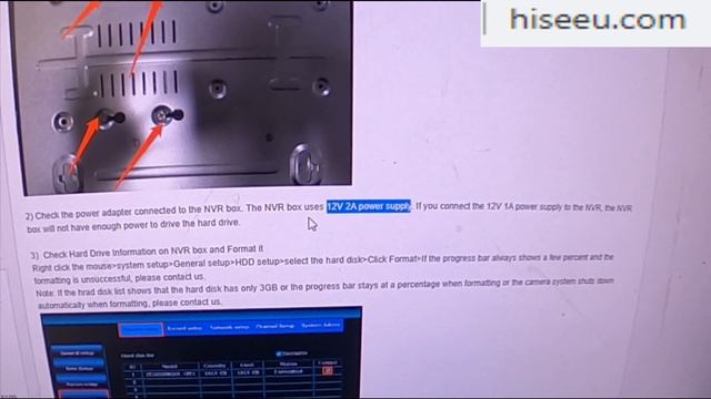 Hiseeu HDD Not Found, Solved, Missing HDD Hiseeu Security Camera