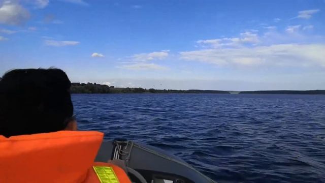 Озерна, 1 июля 2020. Гидра 450, Ямаха 15. смотреть онлайн