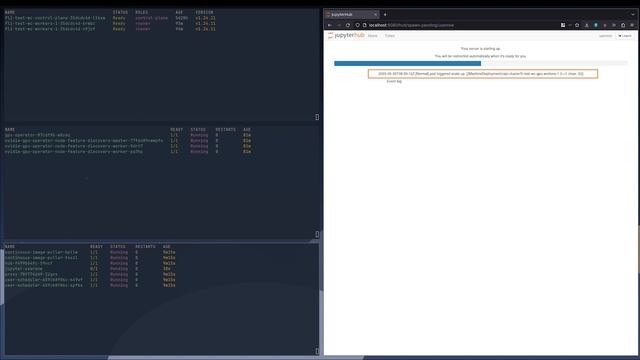 DEMO: How to auto scale GPU nodes in Kubernetes cluster based on usage смотреть онлайн