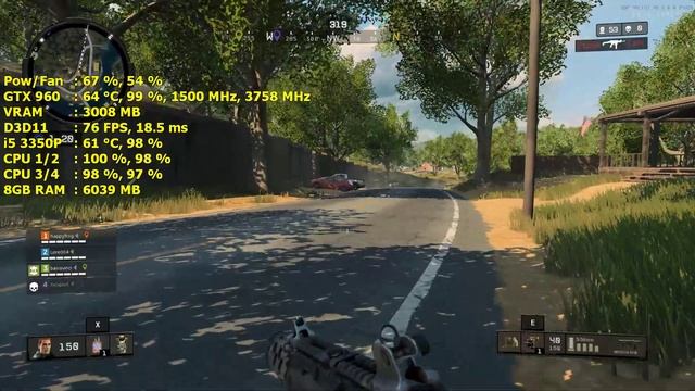 Call of Duty BO4: Blackout (Battle Royale) | GTX 960 4GB | i5 3350P смотреть онлайн