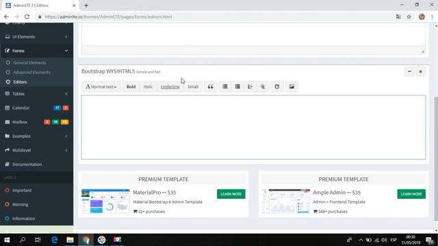 Plantilla web Responsivo y Super Dinámico gratis ( AdminLTE ) HTML, Bootstrap смотреть онлайн