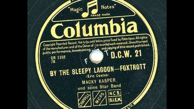Macky Kasper und seine Star Band - By the sleepy Lagoon смотреть онлайн