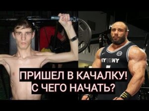 С ЧЕГО НАЧАТЬ НОВИЧКУ В КАЧАЛКЕ?