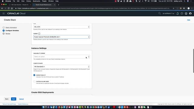 Build Oracle GoldenGate 19c Compute Node on OCI Marketplace смотреть онлайн