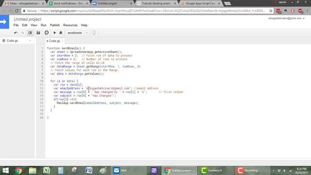 How To: Auto Email from Google Sheets смотреть онлайн
