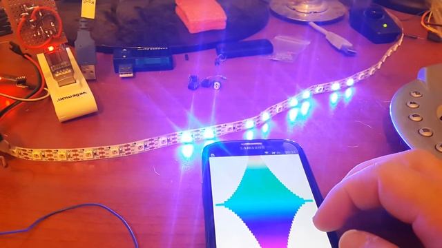 ESP8266, WS2812, MSGEQ7 NodeMCU Firmware control V смотреть онлайн