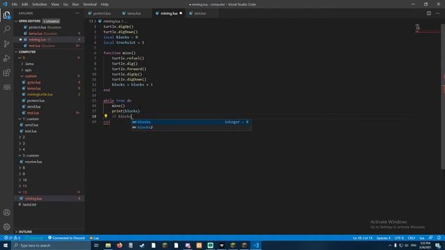 How to make your very own Mining Turtle Minecraft! CC:Tweaked смотреть онлайн