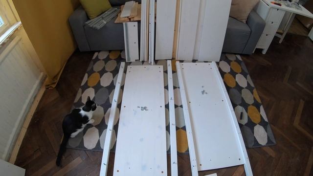 Сборка комода Хемнес IKEA / Building the HEMNES from IKEA смотреть онлайн