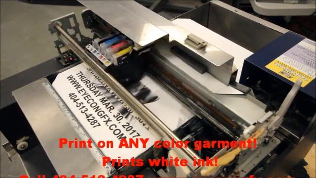 DTG KIOSK 2 DIRECT TO GARMENT PRINTER. For sale call us 404-513-4287. смотреть онлайн