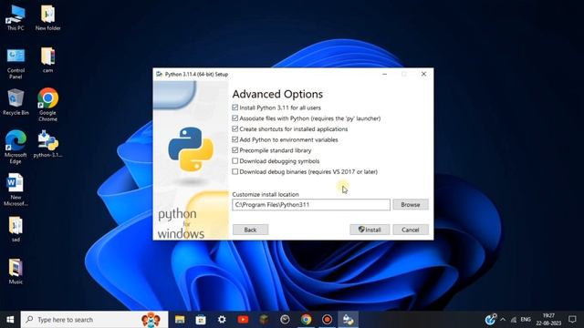 How to install Python 3.11.4 on Windows 10 смотреть онлайн