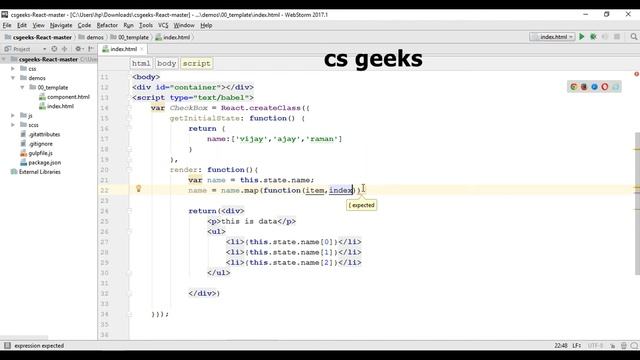 React JS Tutorials 9 Cycling Through Data смотреть онлайн