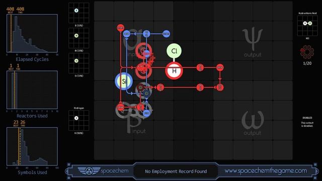 SpaceChem - No Employment Record Found (408/1/26) смотреть онлайн