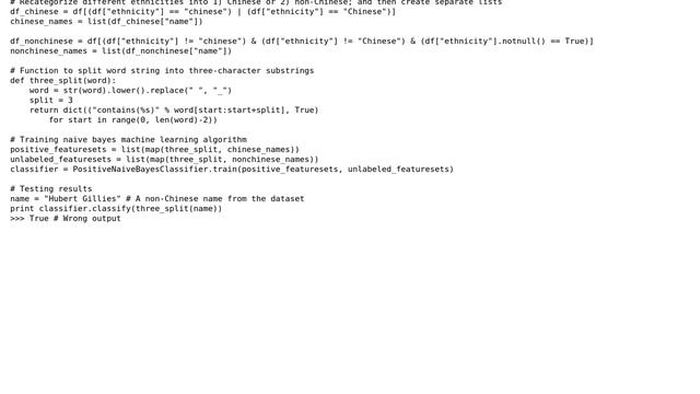 Unable to use Pandas and NLTK to train Naive Bayes (machine learning) in Python смотреть онлайн
