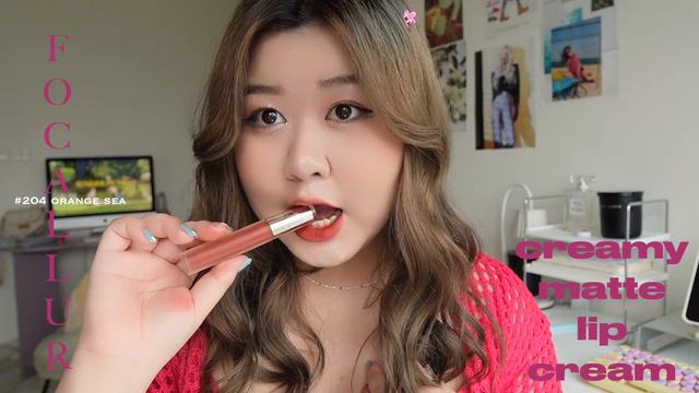 (eng sub) review & swatch🌷focallure creamy matte lip cream🍦 chất son siêu mịn | kieuchinh2706 смотреть онлайн