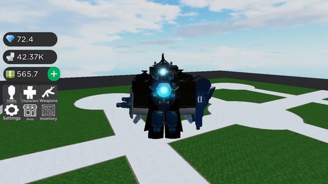 шоу кейс на титана камера меня из мульти вёрса (super Toilet Brawl)