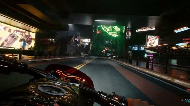 район красных фонарей и мотоцикл в Cyberpunk 2077 (05.21) смотреть онлайн
