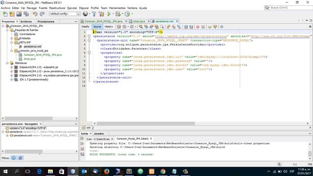 Conexion Java Mysql con JPA (CRUD) Configuración del Proyecto смотреть онлайн